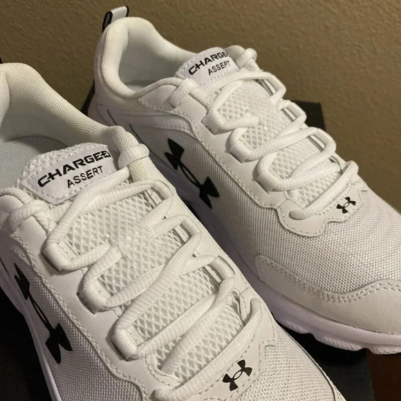 Under Armour Women Charged Assert 9 White Shoes Size 11 NIB Style 3024591-101 - Picture 3 of 10